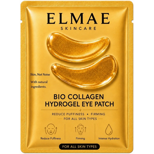 Bio-Collagen Hydrogel Eye Patches Gold(Contains 2 pairs) front packaging