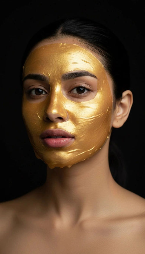 Bio-Collagen Hydrogel Face Mask Gold back packaging